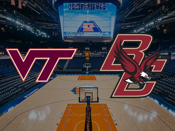 Virginia Tech Hokies at Boston College Eagles Basketball